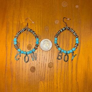Cow Boy earrings